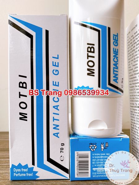 Kem mụn trứng cá motbi antiacne gel 70g