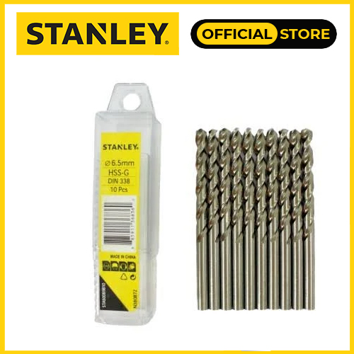 Mũi khoan sắt 6.5mm hss stanley sta50089b10