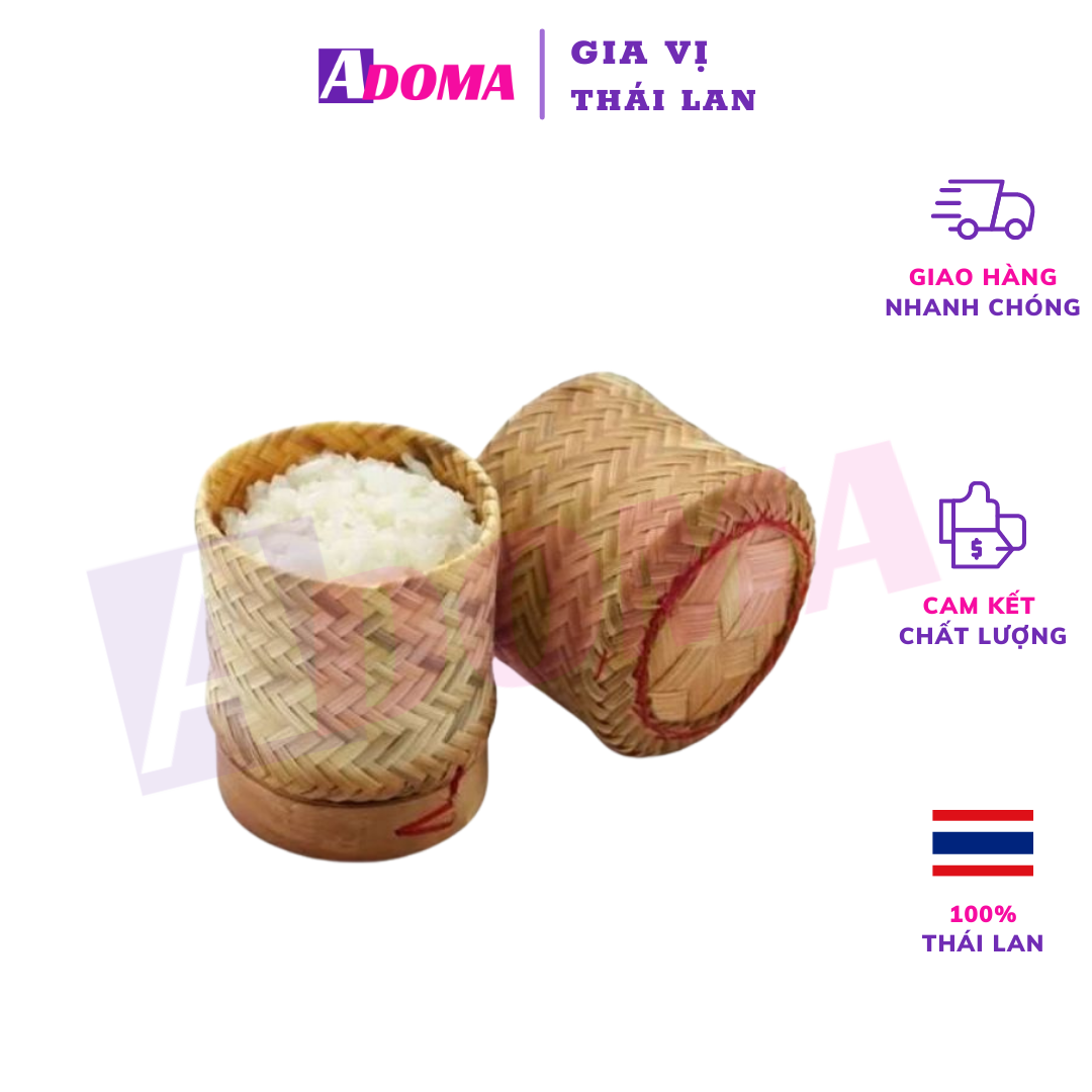 Bộ típ tre đựng xôi Lào Thái Lan กระติ๊บใส่ข้าวเหนียว