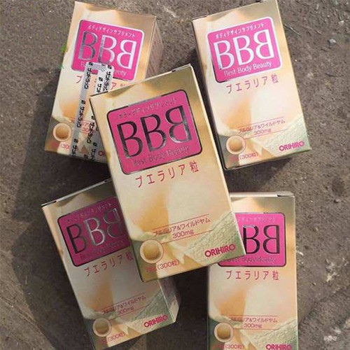 [ Hàng Chính Hãng ] Viên uống nở ngực BBB Orihiro Nhật Bản