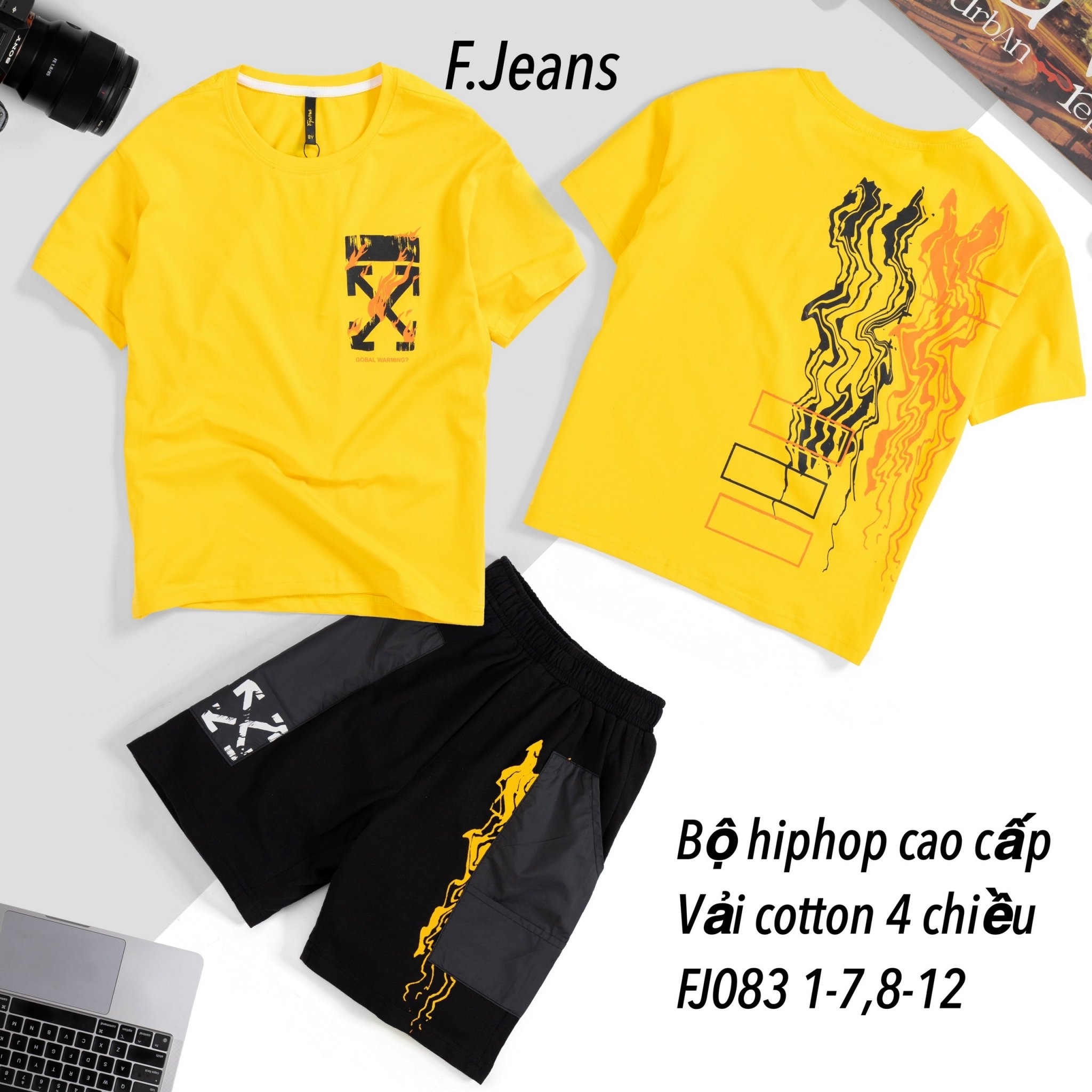Bộ Hip hop Cotton cao cấp Sài Gòn (27-60kg)