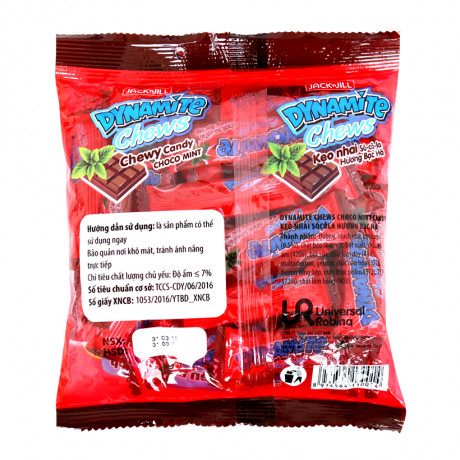 Kẹo Socola 3 Viên Dynamite Chews Hương bạc hà