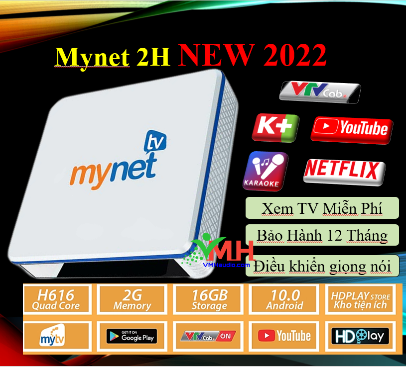 Android tivi box MyTVNet Net 1 2G PHIÊN BẢN 2021