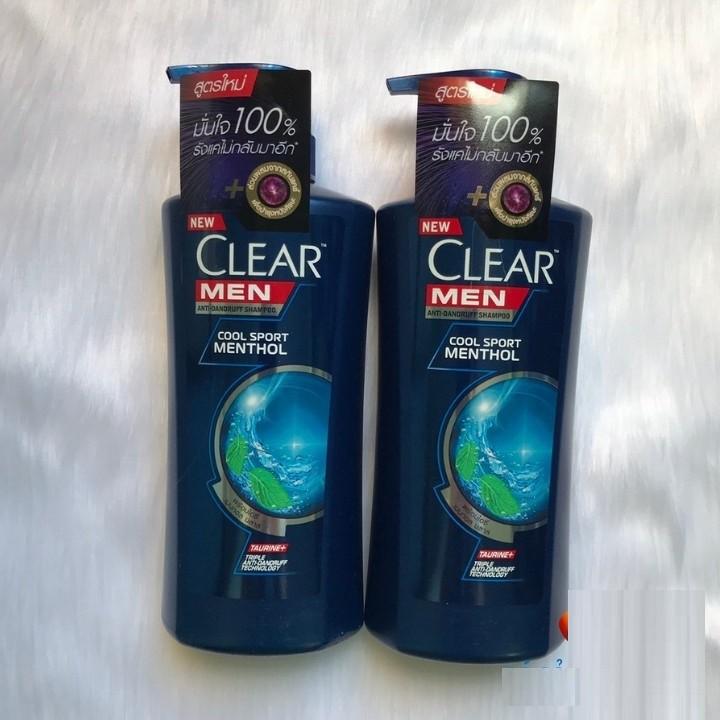 2 CHAI DẦU GỘI CLEAR MEN - THÁI LAN - 360ml/chai