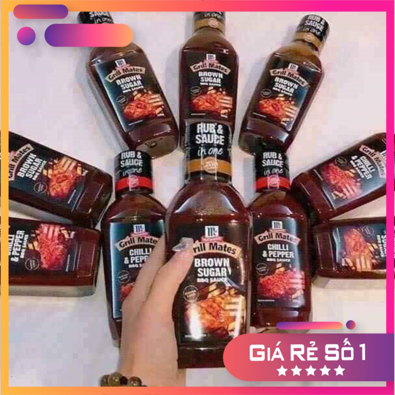 Sốt Ướp Thịt Nướng Bbq Grill Mates 500 Gr(Vị Khói Cổ Điển)