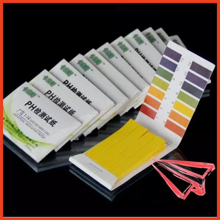 80 miếng thử giấy quỳ tím đo ph - Giấy quỳ tím thử ph 1-14