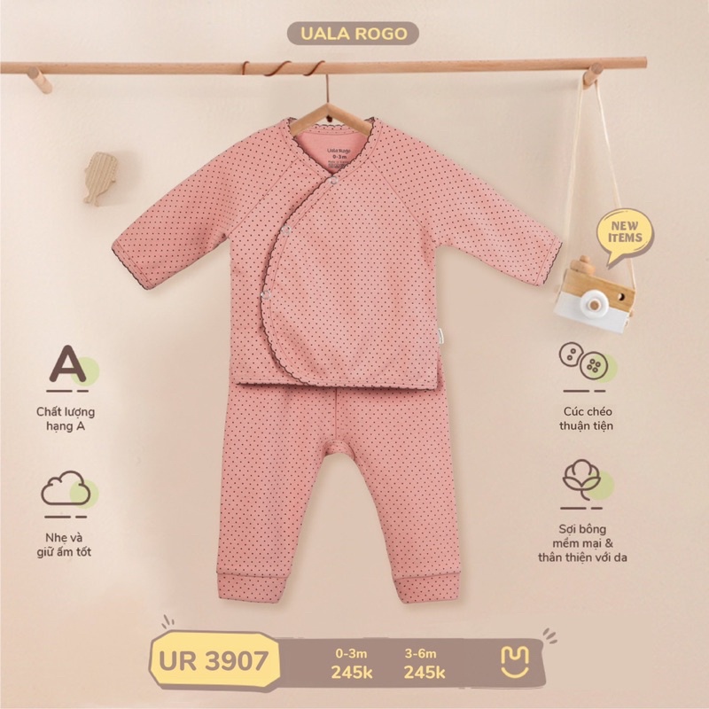 Bộ Quần Áo Sơ Sinh Ualarogo Ur 3907