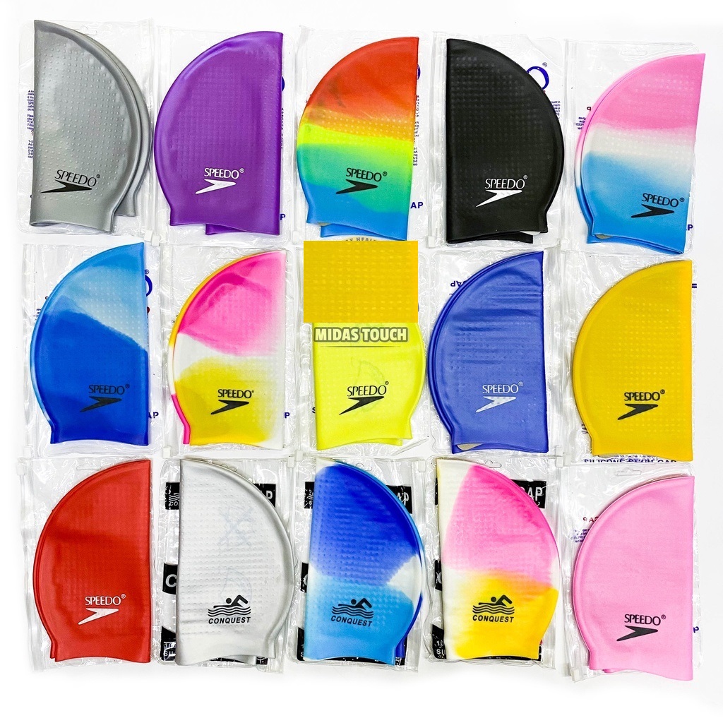 Mũ bơi silicone cho người lớn speedo