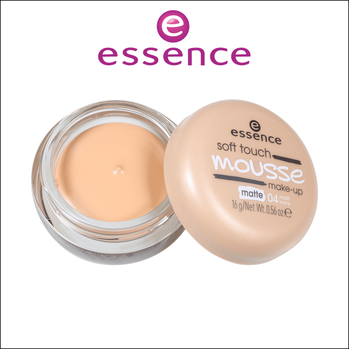 [HCM]Phấn Tươi Đức Essence Mousse Soft Touch Make Up Màu số 04 Matt Ivory 16g