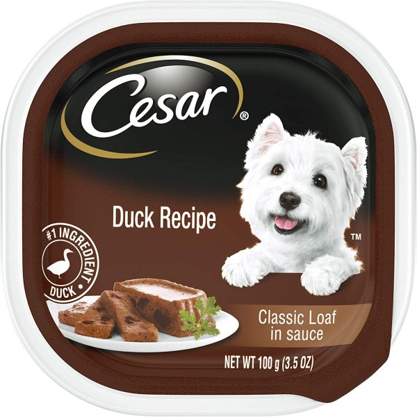 [USA] CESAR Wet Dog Food - Pate Dành Cho Chó - Duck Recipe [Loaf] 100gr