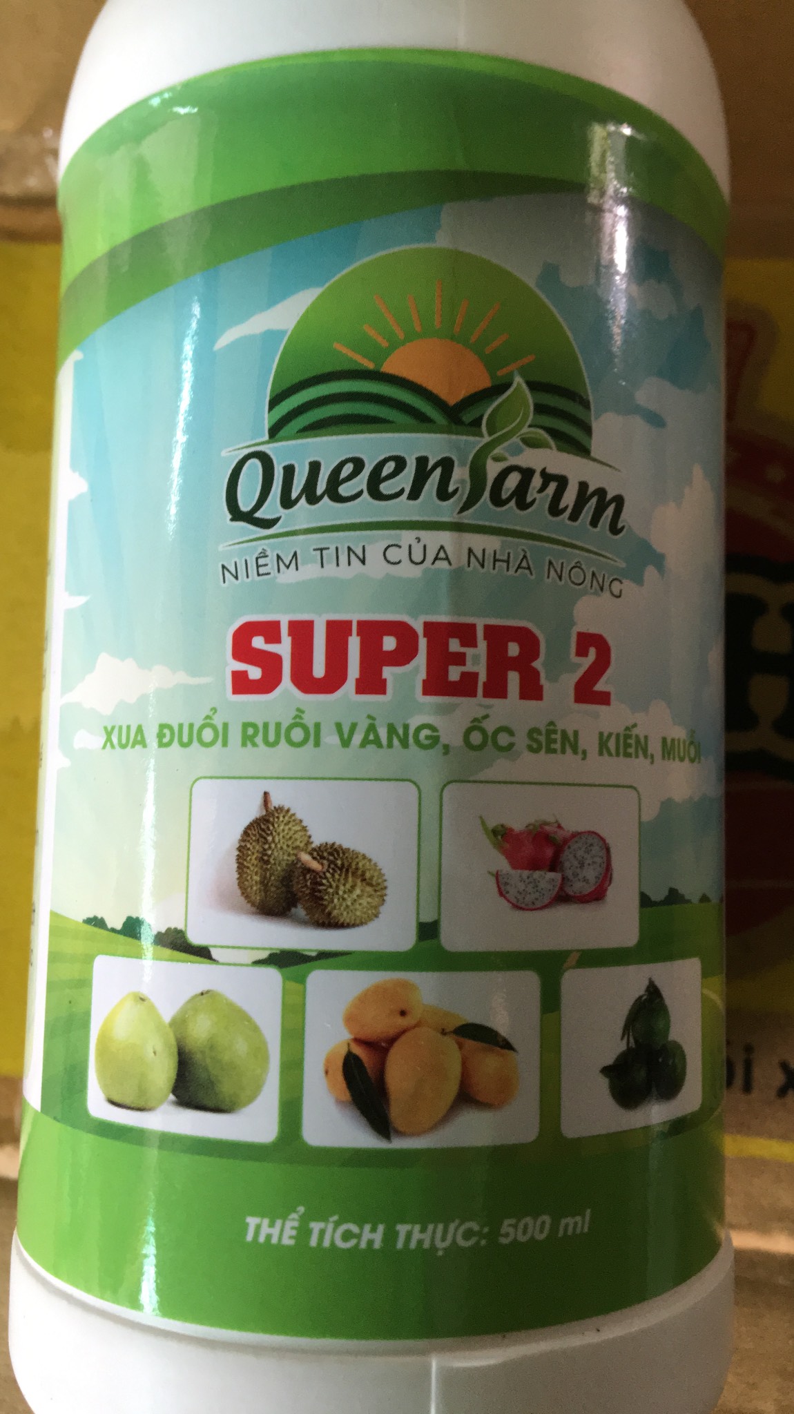 Chế phẩm Sinh học xua đuổi ốc sên kiến ruồi vàng kiến Super 2 lọ 500ml