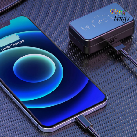 Tai nghe Bluetooth 5.3 S20 Pro, tai nghe mặt gương Led không đệm tai cho người lỗ tai nhỏ