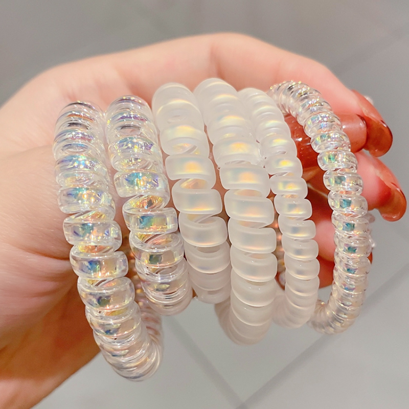 Nữ giới cầu vồng tinh tế vòng tròn tóc Hàn Quốc