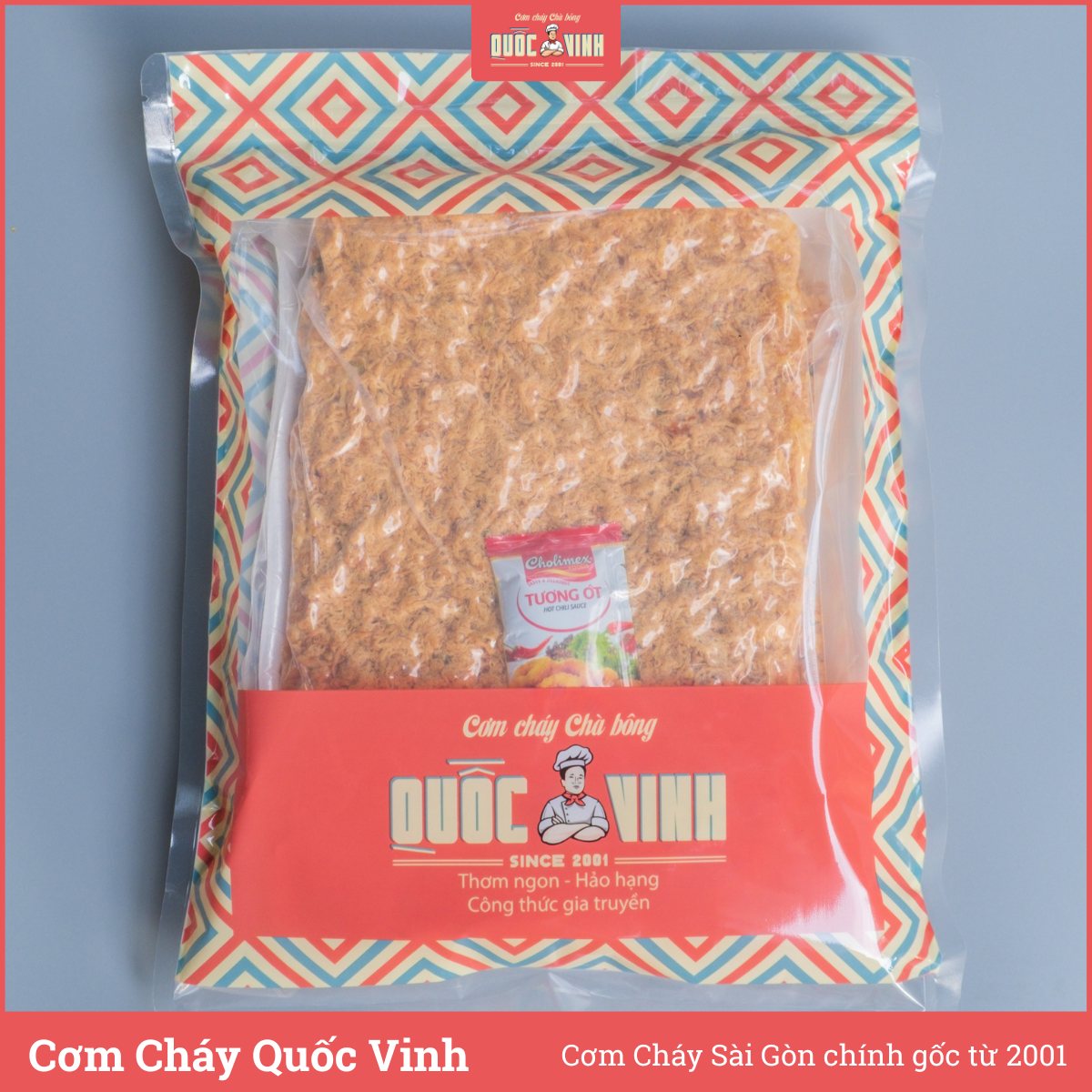 CƠM CHÁY CHÀ BÔNG QUỐC VINH VỊ VỪA [500GGR/GÓI]