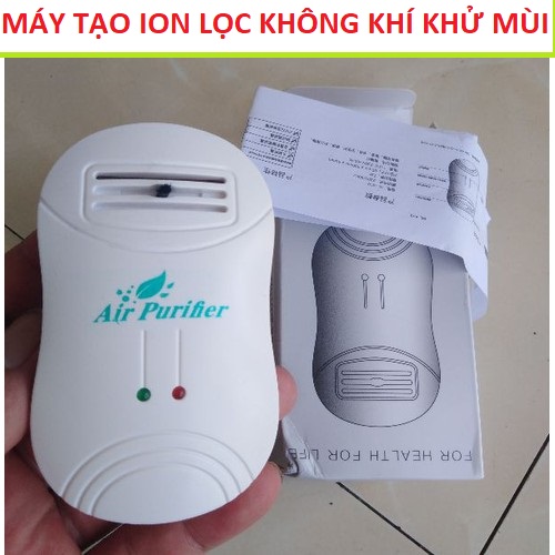 (XẢ HÀNG) Máy tạo ion lọc không khí khử mùi hôi kháng khuẩn hiệu quả cho phòng ngủ nhà bếp gia đình