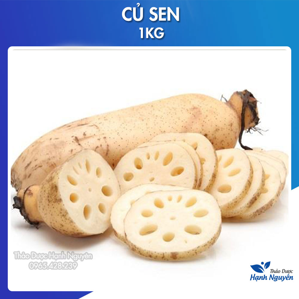 Củ sen khô 1kg - Thảo dược hạnh nguyên