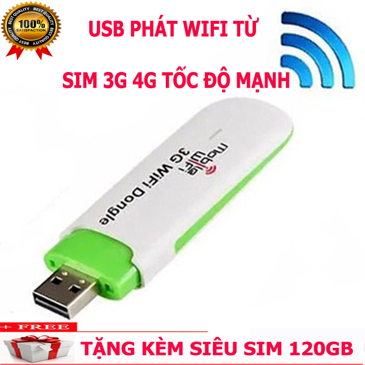 USB PHÁT WIFI- DCOM PHÁT WIFI TỪ SIM 3G 4G HSPA