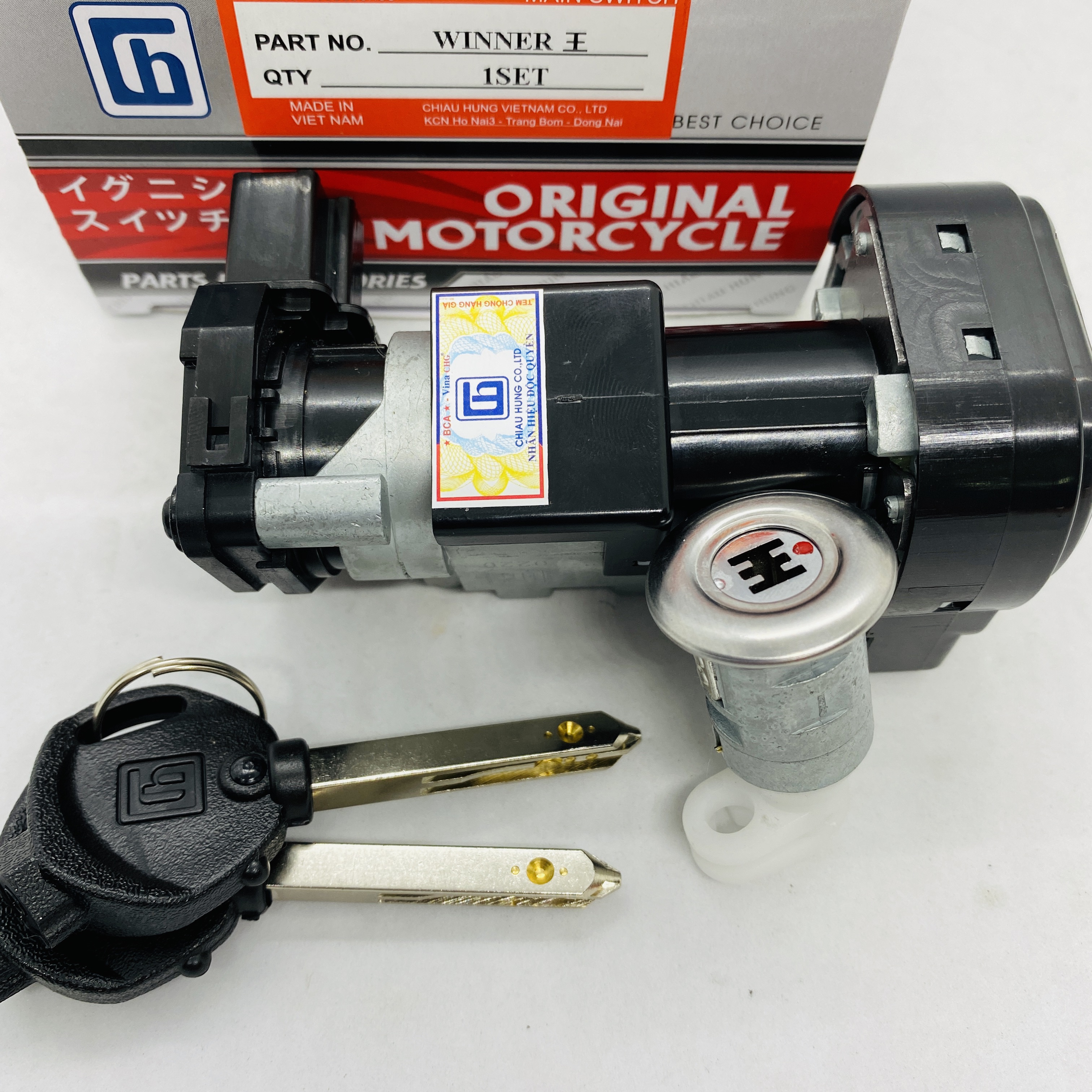 Ổ Khóa Từ 6 Cạnh Honda Winner