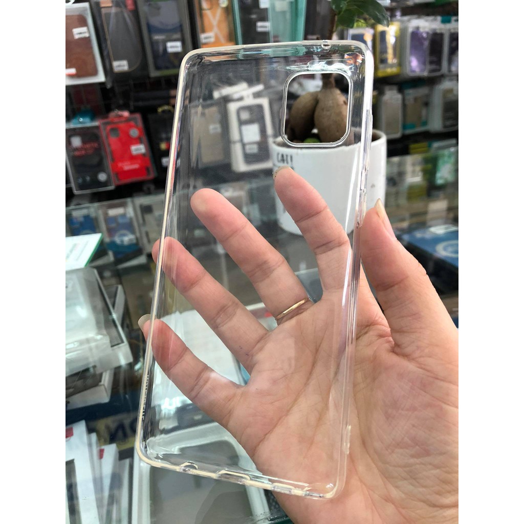 Ốp Lưng Silicon Dẻo Trong Suốt Giá Rẻ Cho Samsung Galaxy Note 10 Lite