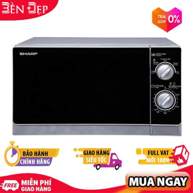 Lò vi sóng Sharp R-203VN-M 20 lít (Giá áp dụng giao tại HN, HCM& các tỉnh liên hệ shop)