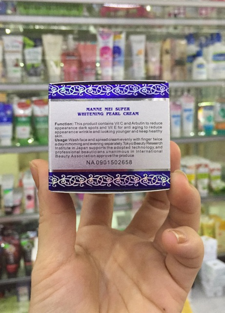 Kem Vitamin E, C PEARL CREAM PARIS sạch nám