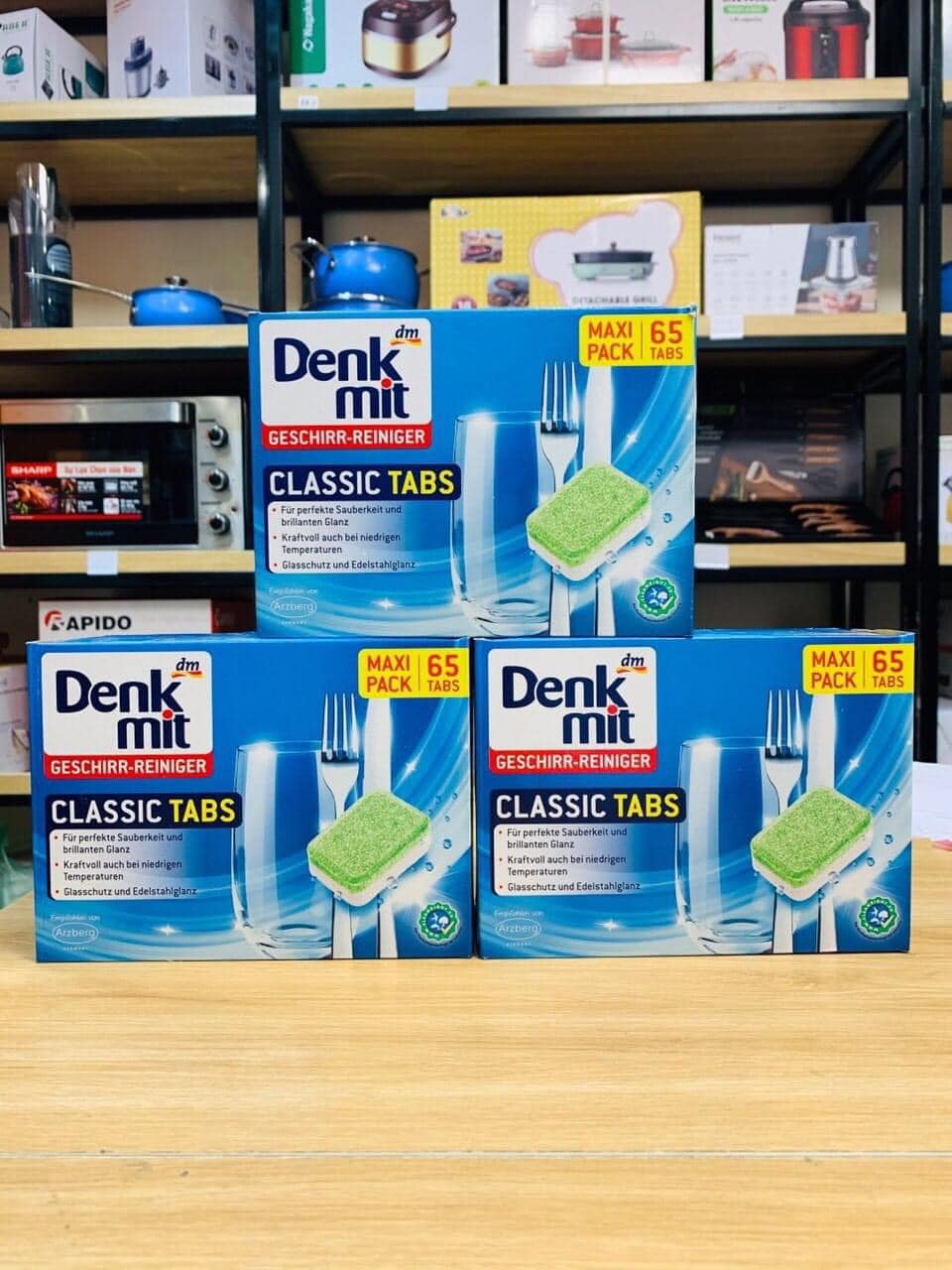 VIÊN RỬA BÁT DENKMIT DÀNH CHO MÁY RỬA CHÉN BÁT