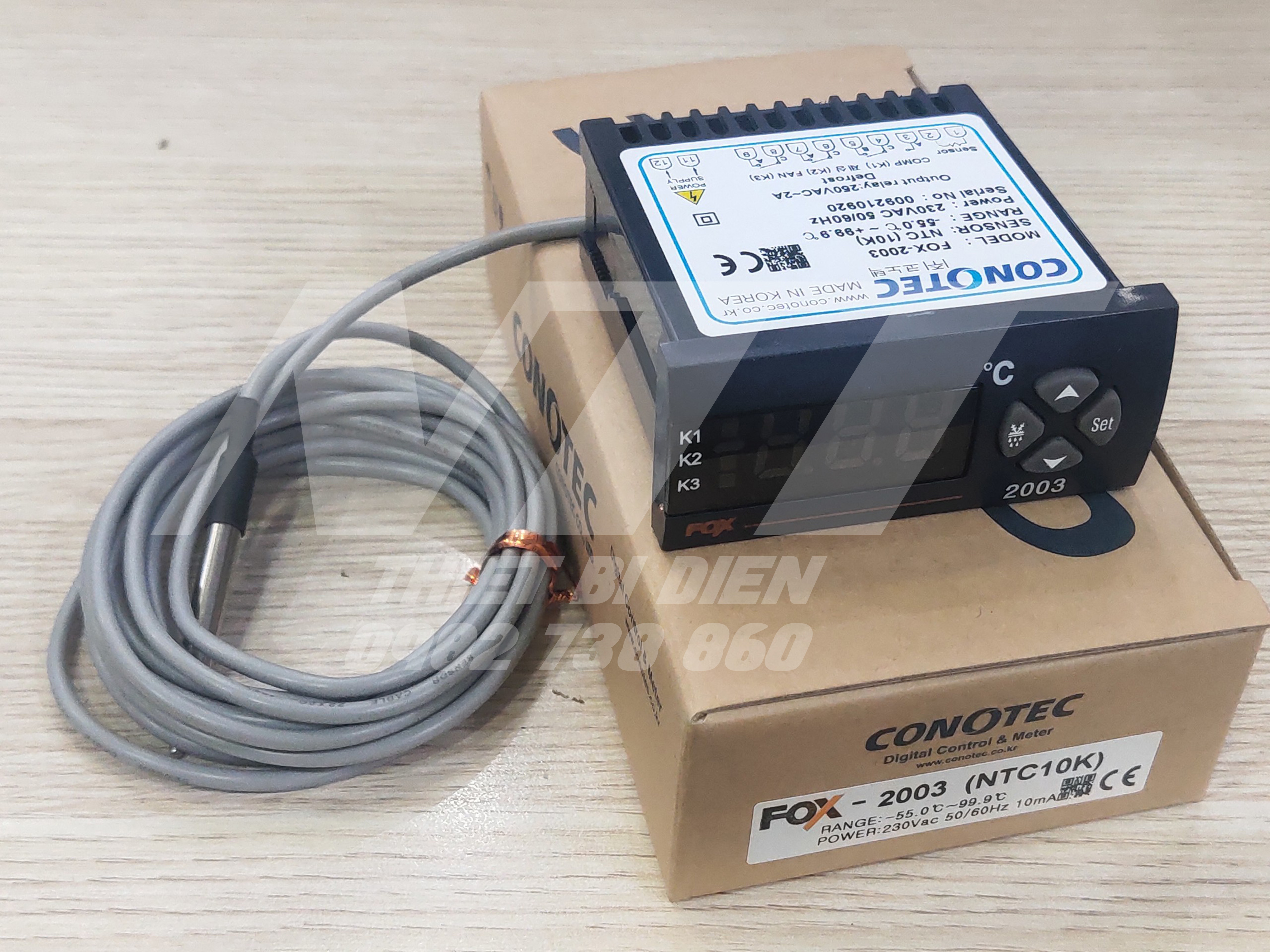 Đồng hồ điểu khiển nhiệt độ fox-2003 conotec hàn quốc