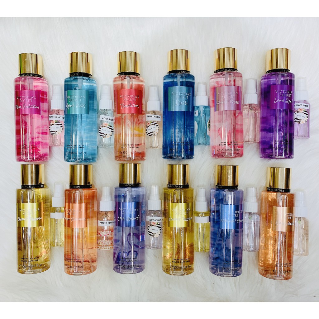👑 {CHIẾT} Xịt Thơm Body Mist Bath & Body Works Đủ Mùi (10ml)