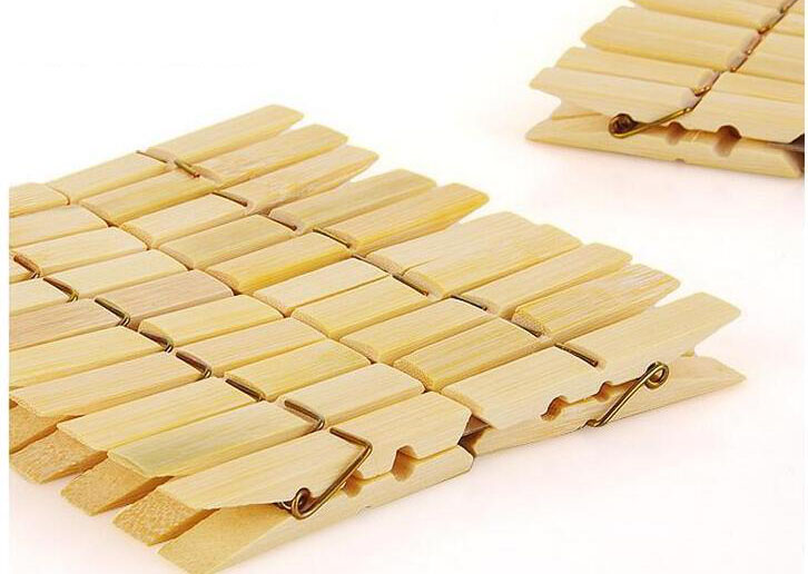 Kẹp Ảnh Bằng Gỗ Trúc Đa Năng ( Bộ 20 móc )