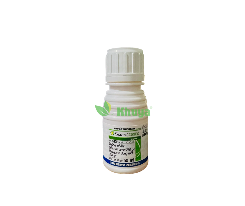 Thuốc trừ bệnh Score 250EC 50ml Đặc trị Phấn trắng và Thán Thư