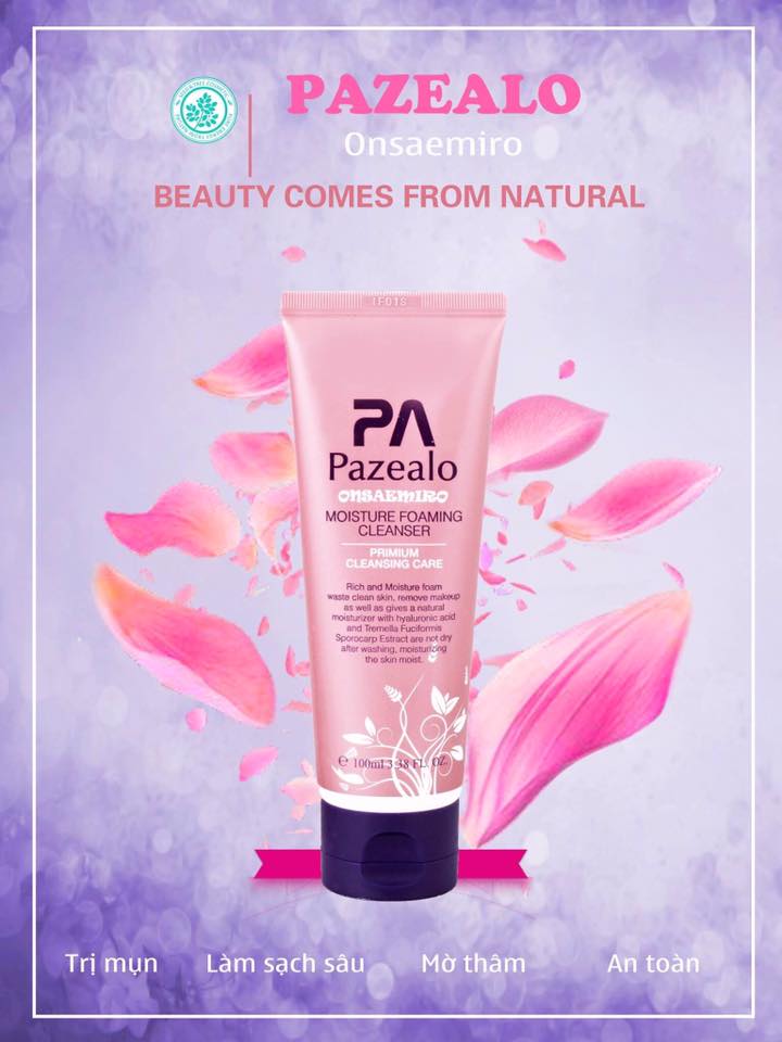 SỮA RỬA MẶT NGỪA MỤN PAZEALO