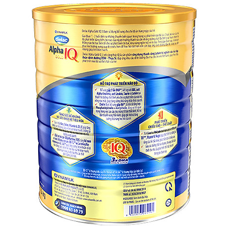 Sữa Dielac Alpha Gold 3 lon 1500gr