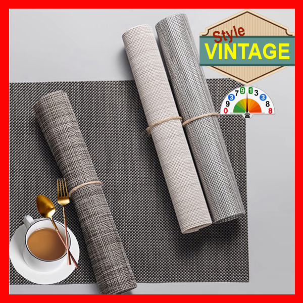 Khăn Lót Chén Dĩa Vintage Kiểu Nhật