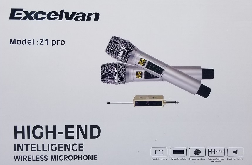 Mic Karaoke không dây Excelvan Z1 Pro