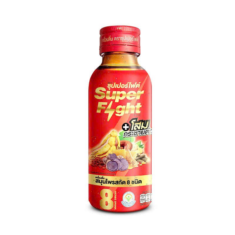 Nước Tăng Lực Thảo Dược Super Fight Thái Lan 100ml 10 chai/lốc
