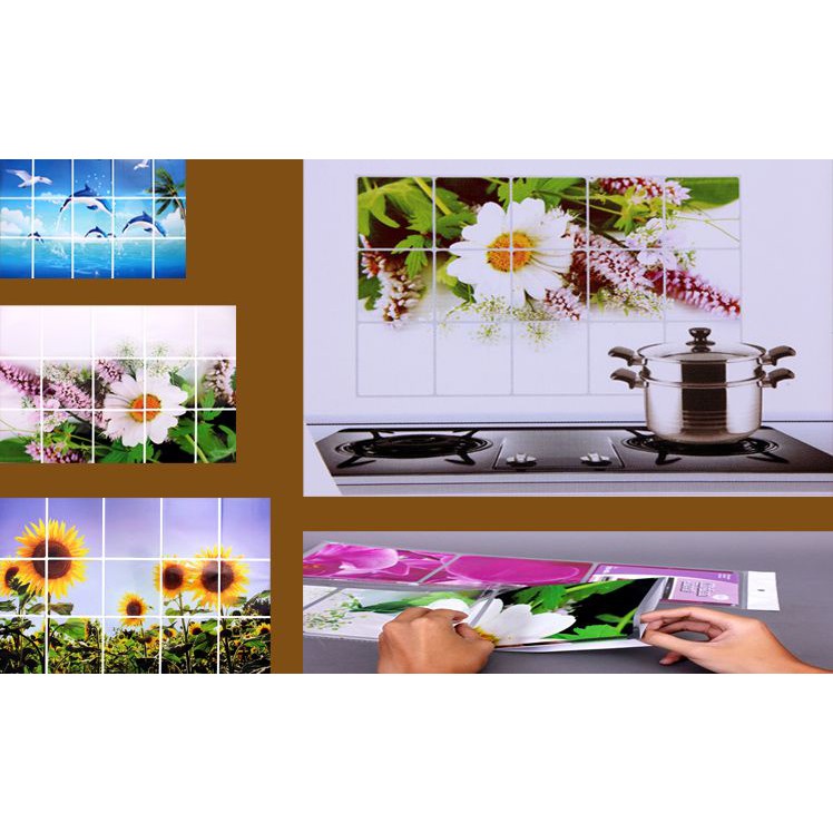 ⚡Chuyên Sỉ⚡ Miếng Dán Tường Nhà Bếp Nhiều Hình