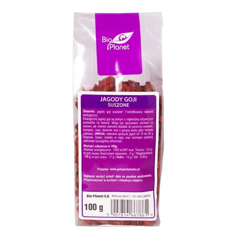 Kỷ tử hữu cơ Bio Planet 100g - Leafhouse hcm