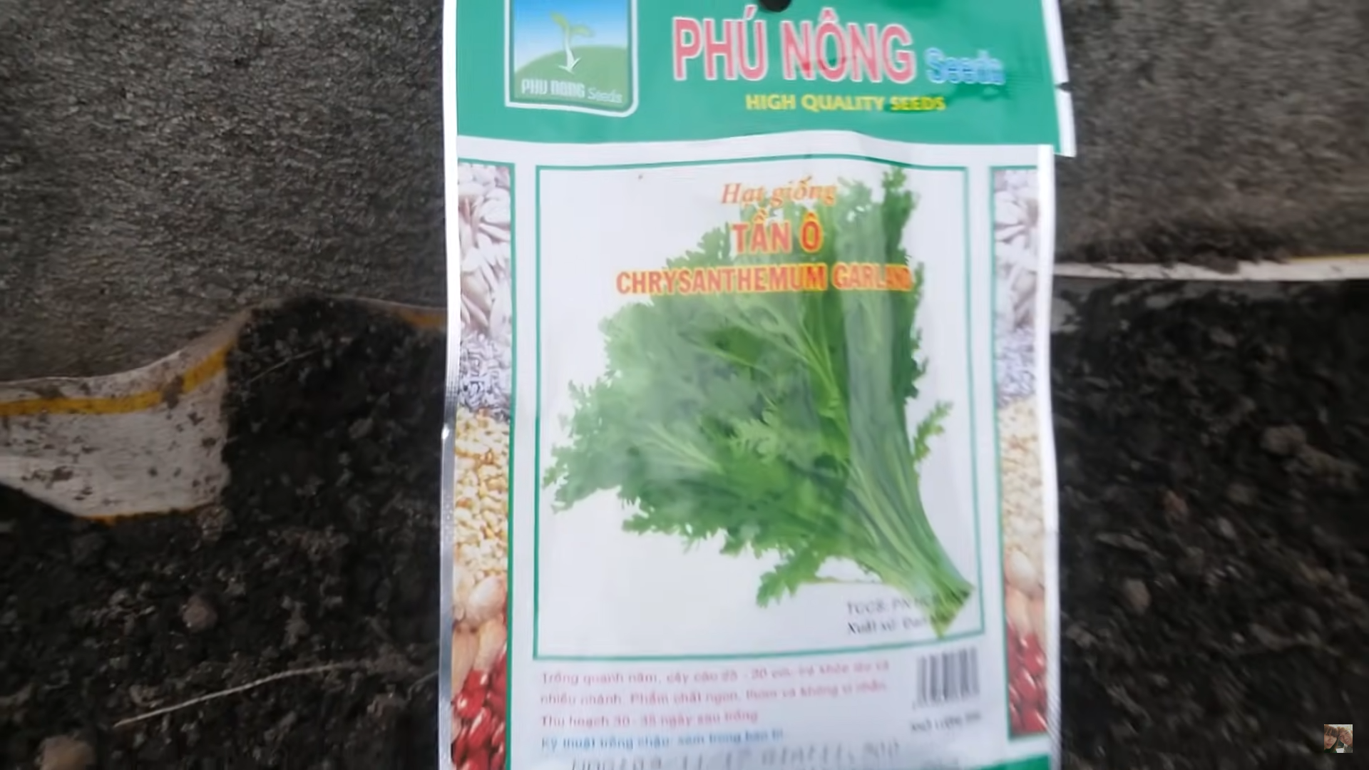 [HCM] Tần ô ( Cải cúc ) Phú Nông 20g