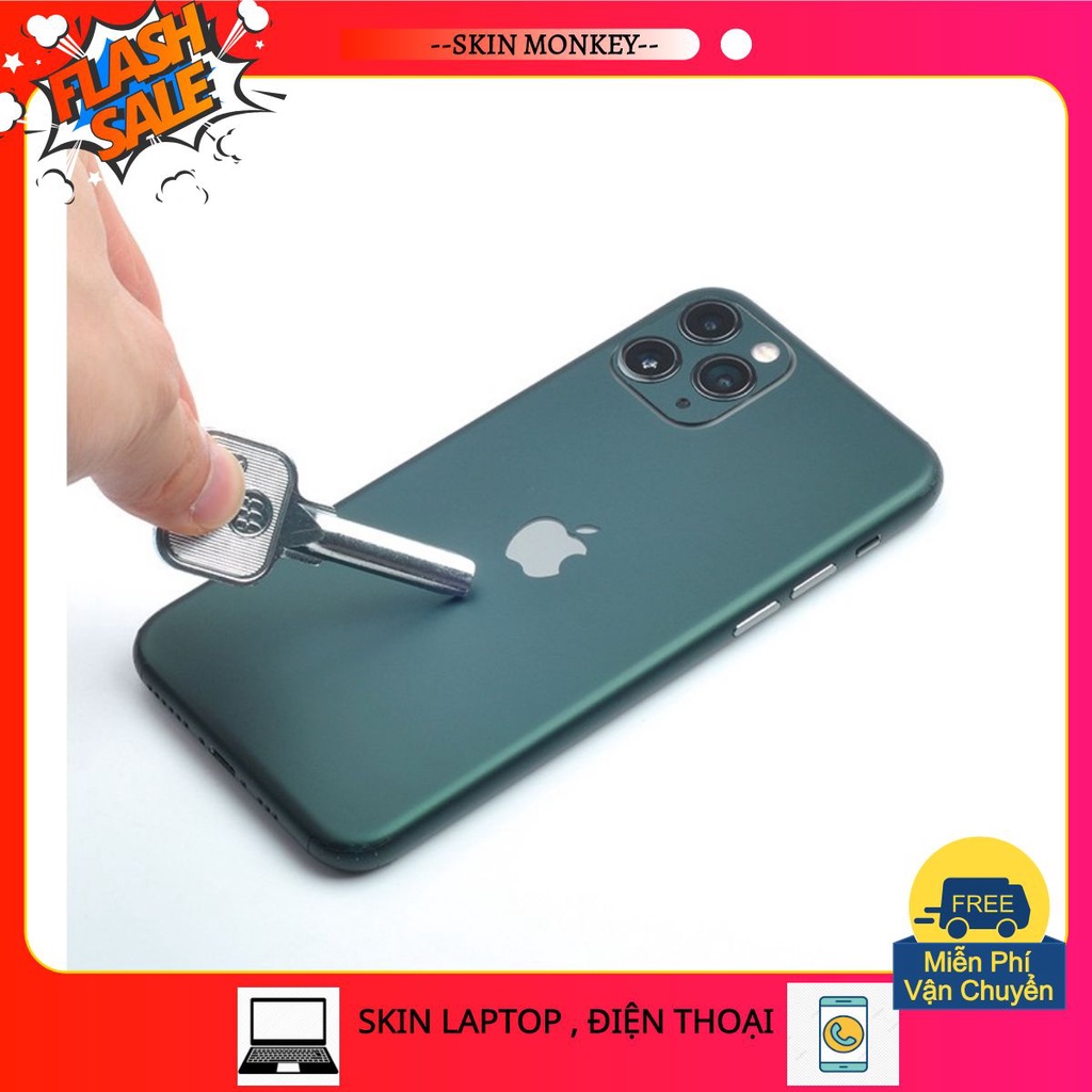 miếng dán skin iphone 11, iphone 8 8 plus , iphone SE 2020 xanh rêu