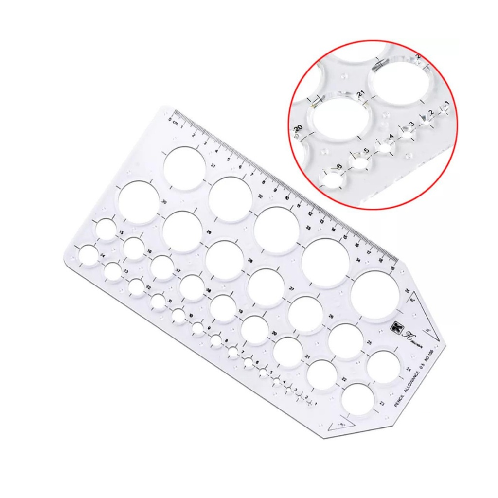 Thước vẽ hình tròn - Thước vẽ kỹ thuật