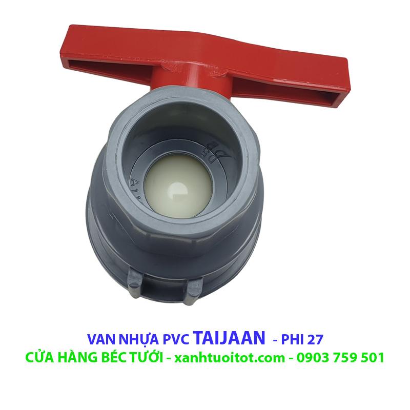 [HCM]Bộ 5 VAN NƯỚC PVC PHI 27 - TAIJAAN