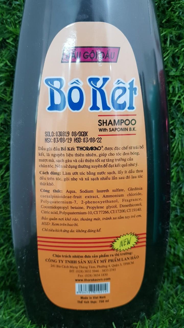 Dầu gội bồ kết Thorakao 750ml