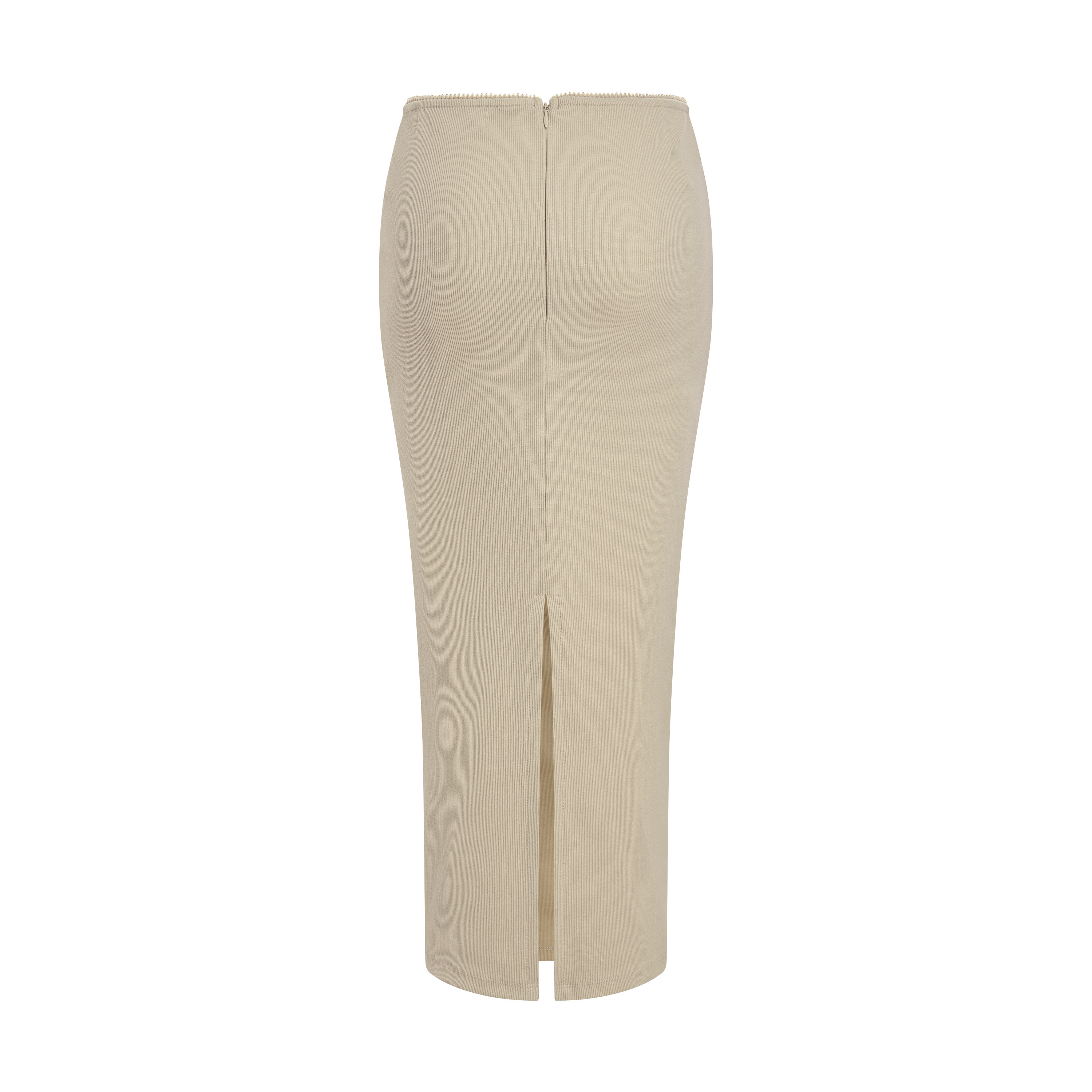 DOTTIE - Chân váy midi viền ren - S0185