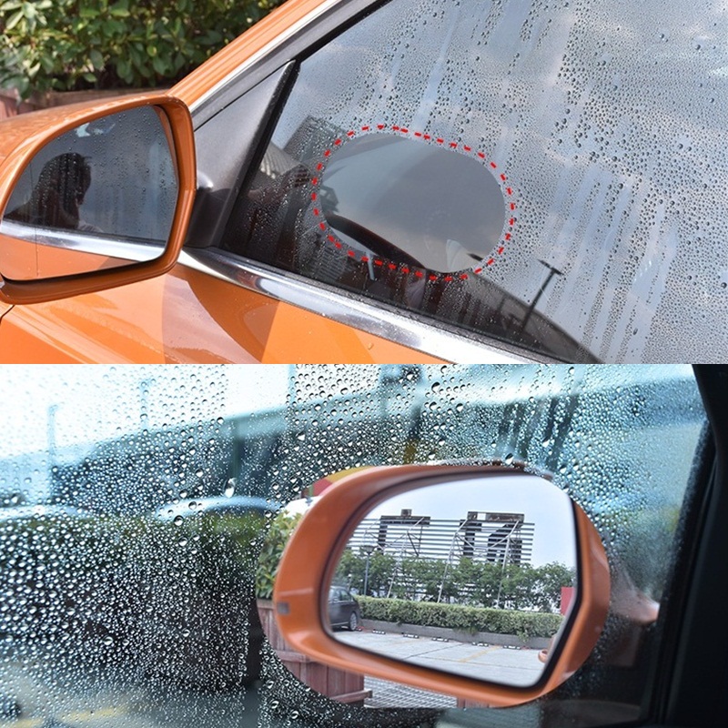 Miếng dán chống nước mưa gương xe 100x145mm