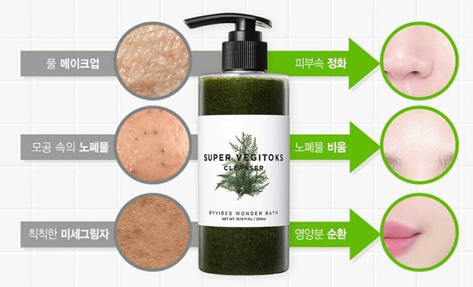 SỮA RỬA MẶT RAU CỦ THẢI ĐỘC WB Hàn Quốc