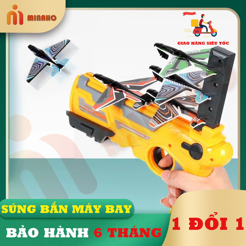 Mô hình phóng máy bay đồ chơi trẻ con cỡ to Minaho - Mô hình phóng máy bay hot trend Tiktok