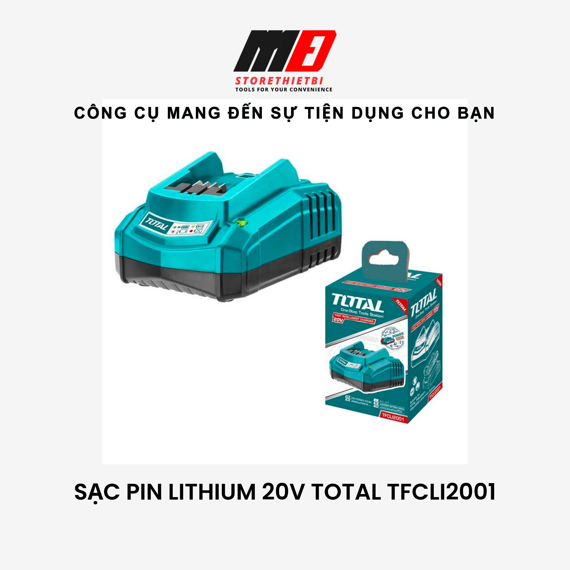TFCLI2001-TFCLI20411 sạc pin 20v và 20Vx4Ah sạc nhanh Total