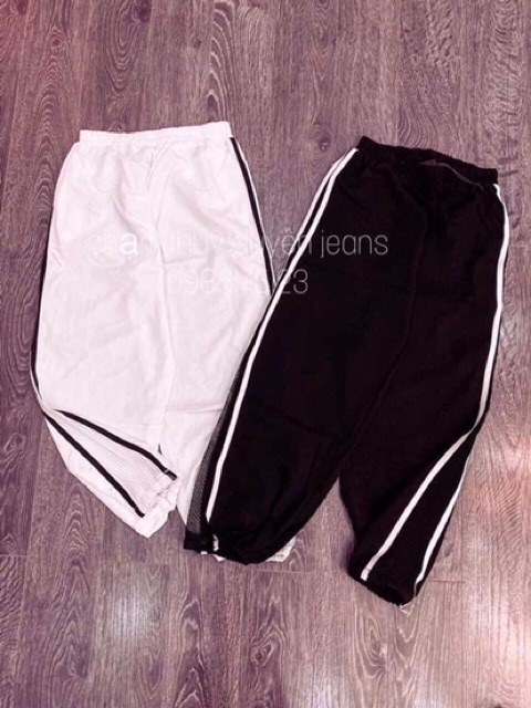 Quần đũi nữ phối lưới bo gấu