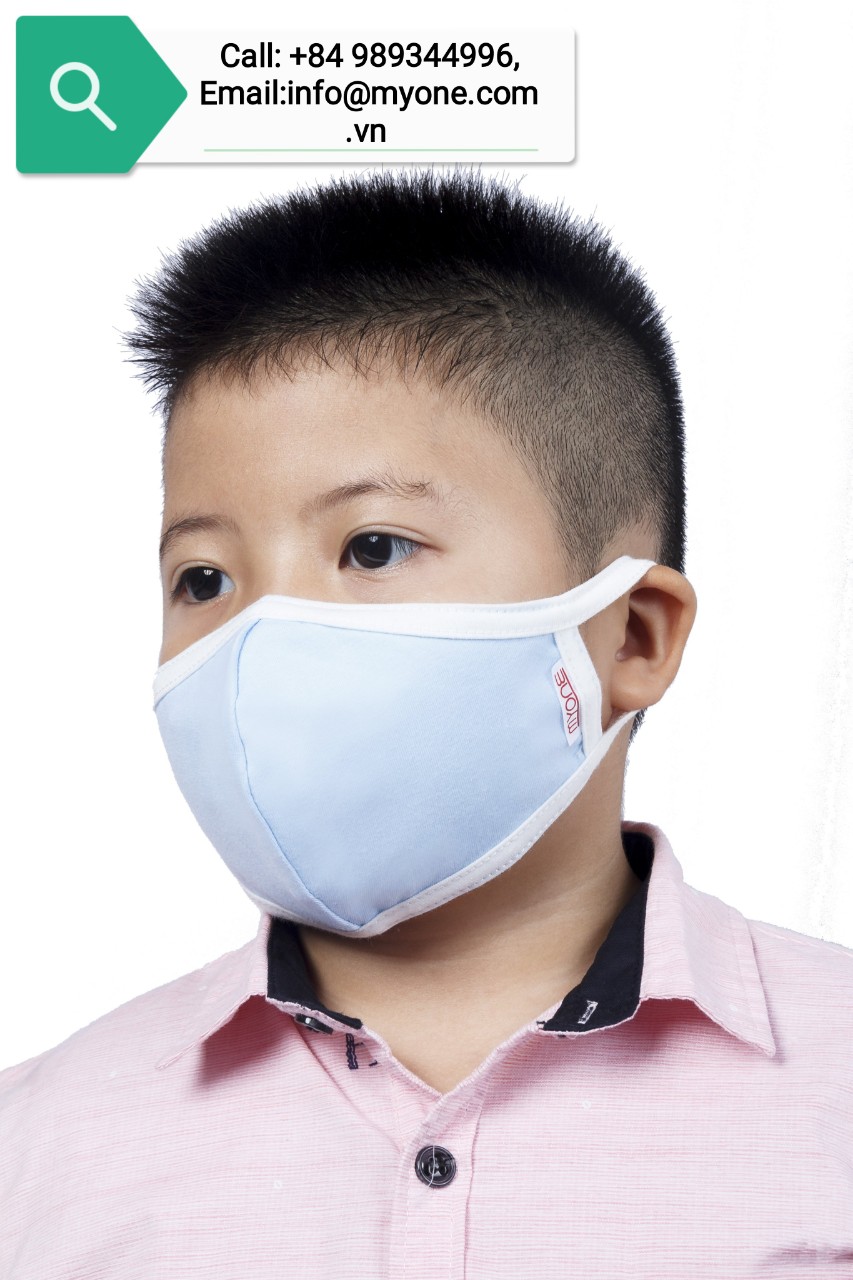 Combo 5 khẩu trang vải kháng khuẩn trẻ em