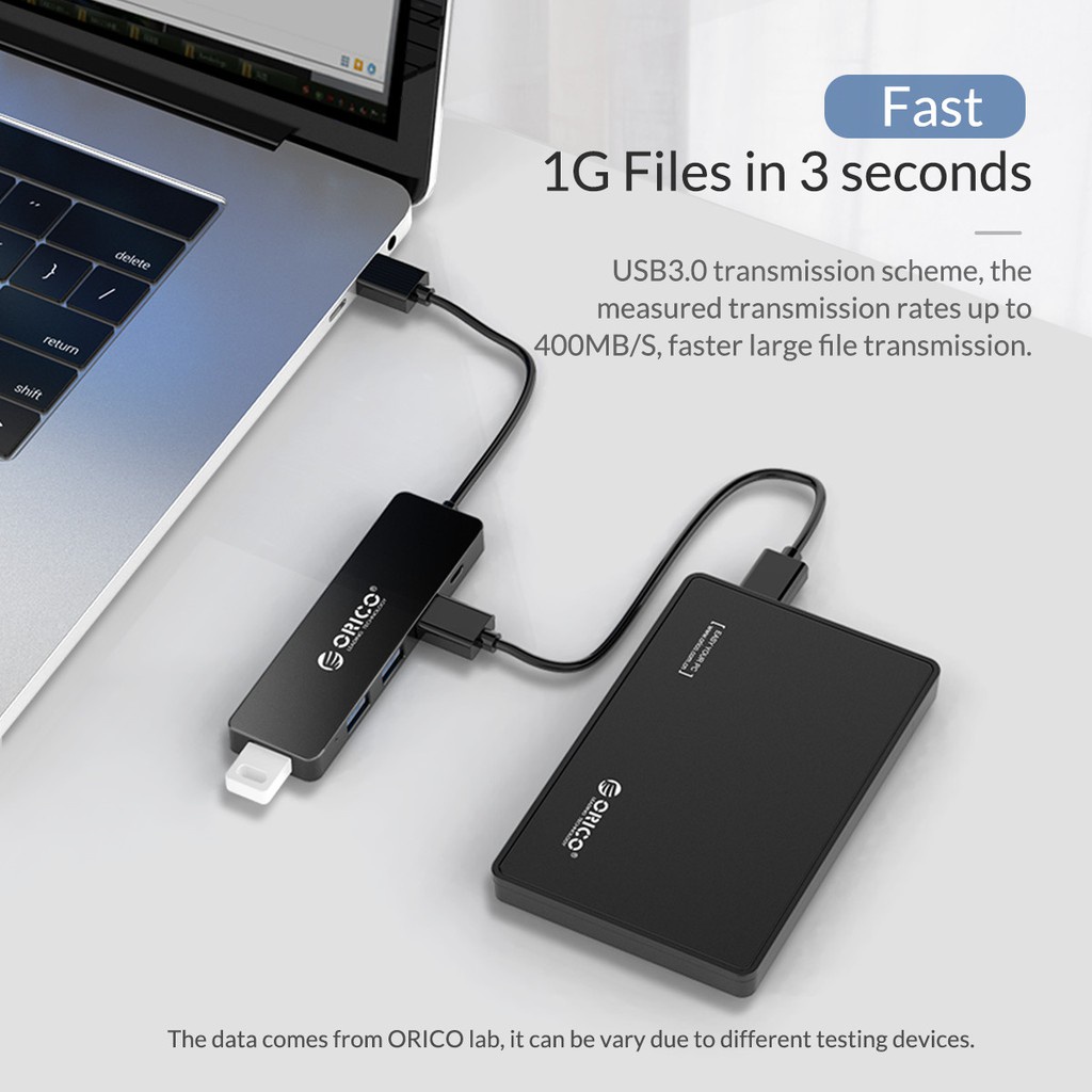 [HCM]Bộ Chia USB 4 Cổng 2.0 Orico FL01 - HUB USB 4 Port